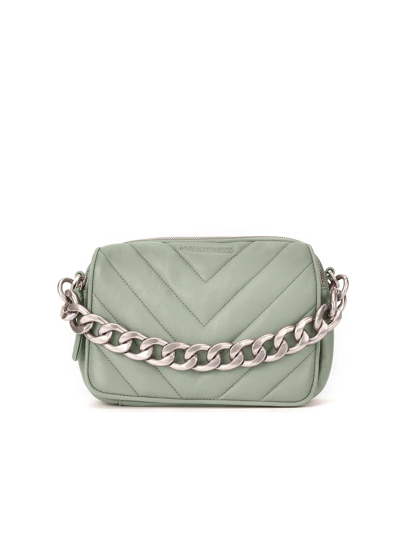 LES VISIONNAIRES | Ledertasche - Umhängetasche EMILY QUILTING | 
